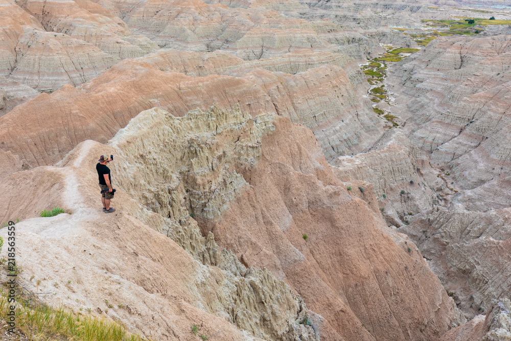 The rugged beauty of the geologic formations in the Badlands National Park of South Dakota, draws visitors from around the world. These formations also contain the richest fossil beds in the world. The rugged beauty of the geologic formations in the Badlands National Park of South Dakota, draws visitors from around the world. These formations also contain the richest fossil beds in the world.