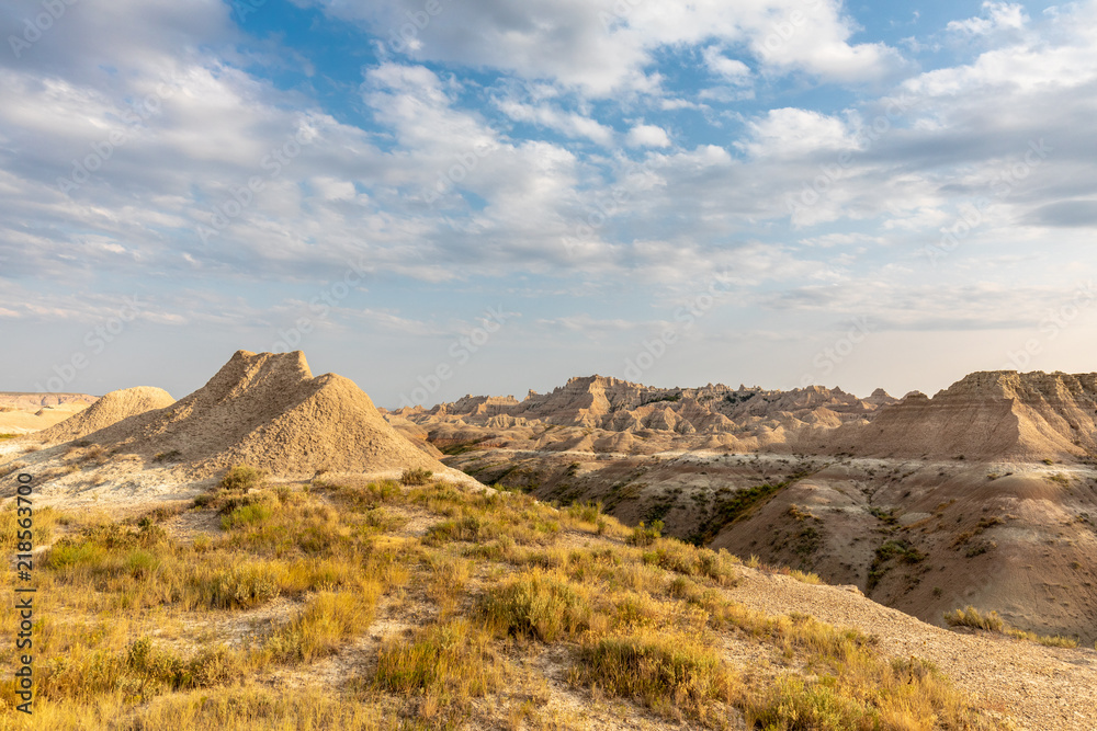 The rugged beauty of the geologic formations in the Badlands National Park of South Dakota, draws visitors from around the world. These formations also contain the richest fossil beds in the world. The rugged beauty of the geologic formations in the Badlands National Park of South Dakota, draws visitors from around the world. These formations also contain the richest fossil beds in the world.