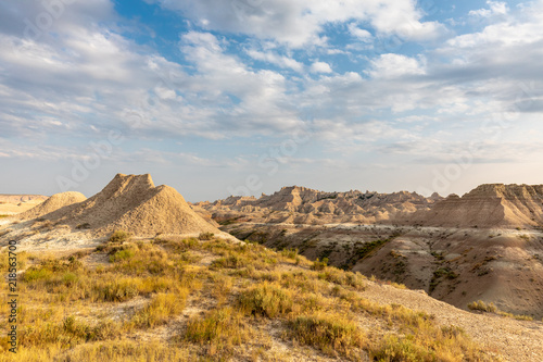 The rugged beauty of the geologic formations in the Badlands National Park of South Dakota, draws visitors from around the world. These formations also contain the richest fossil beds in the world.