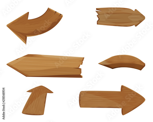 wood arrow vector design