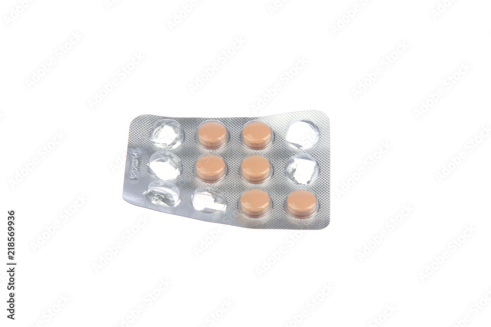 sealed packaging drug tablet