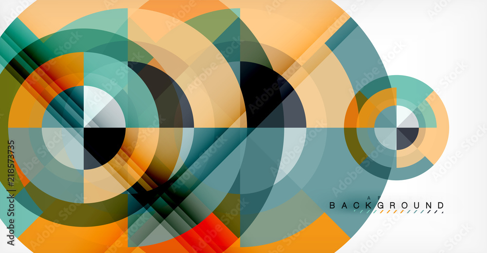 Vector circle abstract background Vector circle abstract background