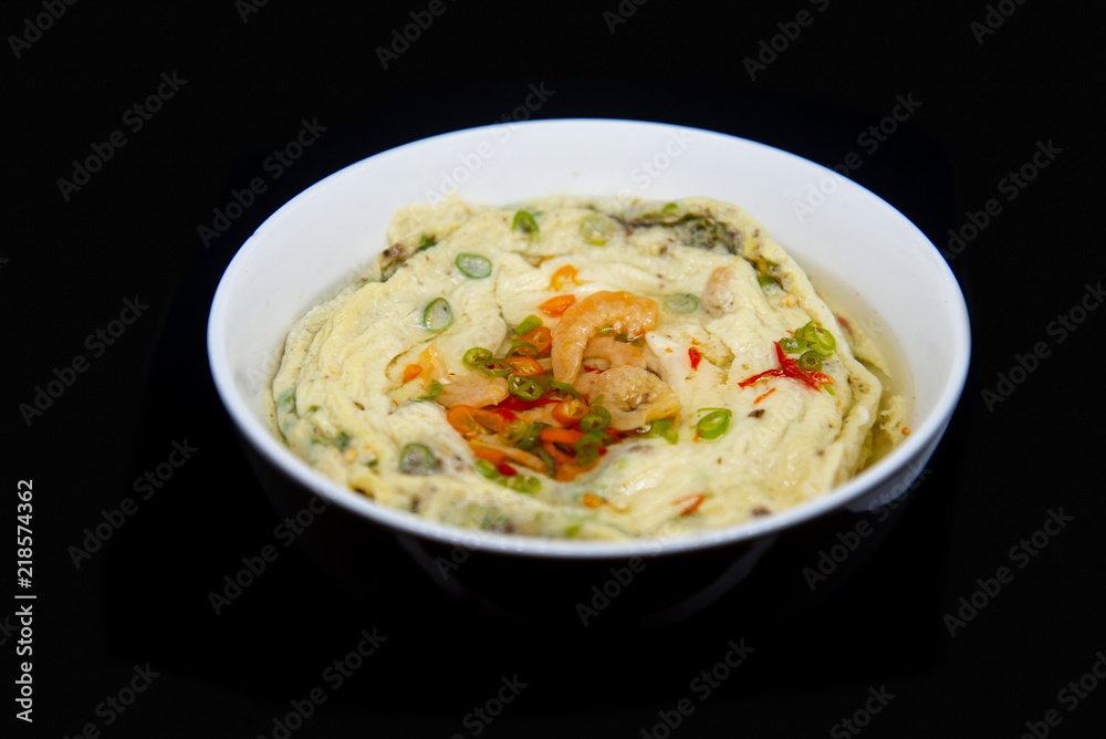 Thai Steamed Eggs or Kai Toon (In thai) Thai Steamed Eggs or Kai Toon (In thai)