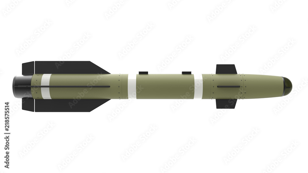 © jack_less - 3d render of a ballistic missile © jack_less - 3d render of a ballistic missile
