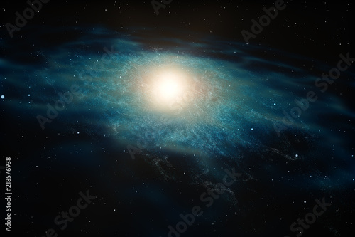 3d rendering  Brilliant nebula