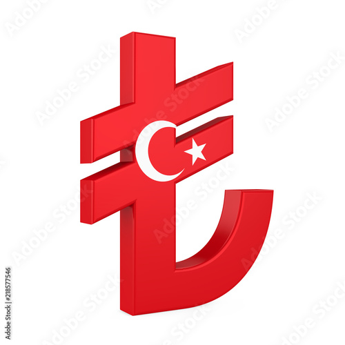 Turkish Lira Symbol Isolated