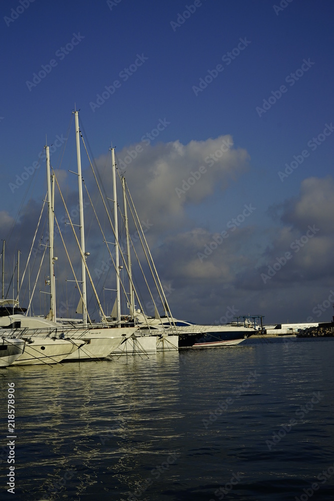 Obraz premium barcos veleros