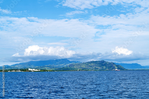 The marine landscape of Fiji.