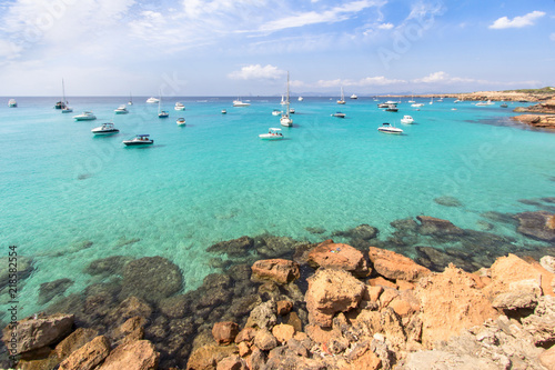 Cala Saona beach, Formentera, Spain