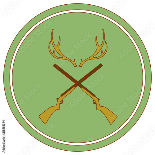 Hunting club logo icon