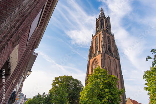 Tableau sur toile Amersfoort bleu sky