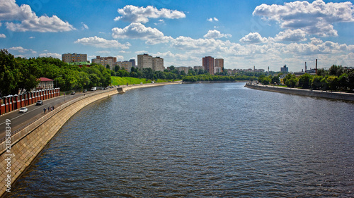 Quays of the Russian capital.