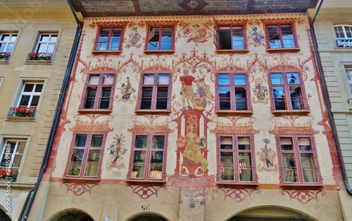 Bemalte Hausfassade, Bern, Schweiz