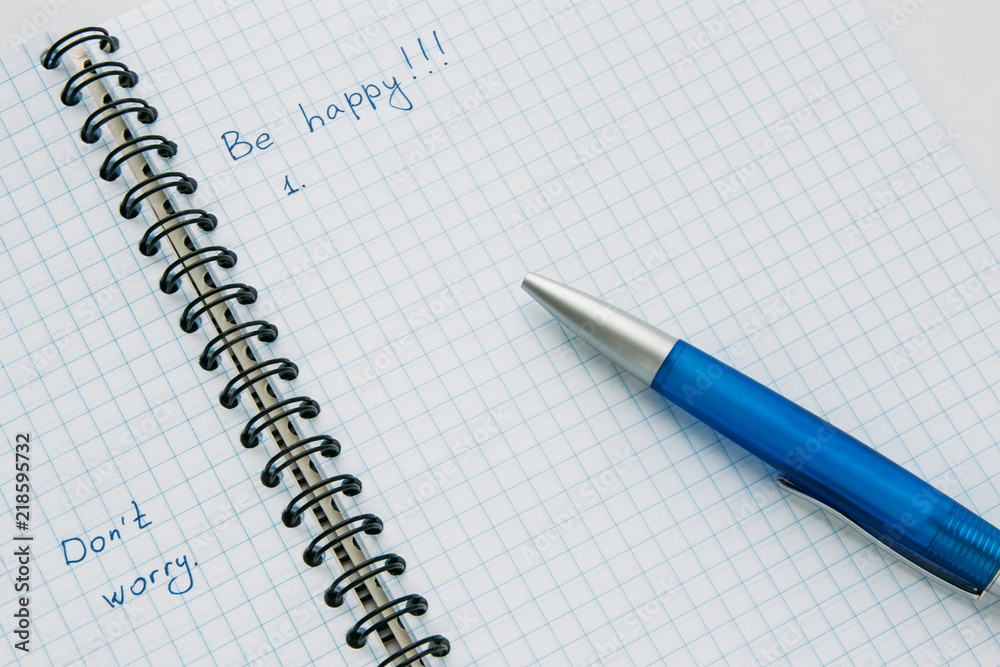 Conceptual hand writing showing DONT WORRY and BE HAPPY. Conceptual hand writing showing DONT WORRY and BE HAPPY.