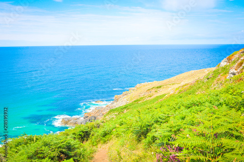 Landscape in Cornwall  England