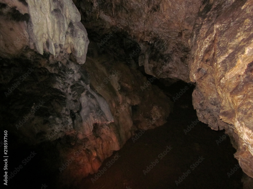 Interesting growths are in the cave. Interesting growths are in the cave.