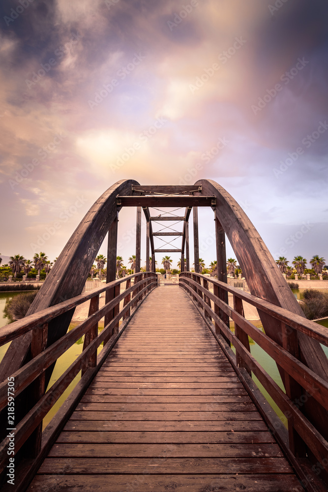 El puente de madera