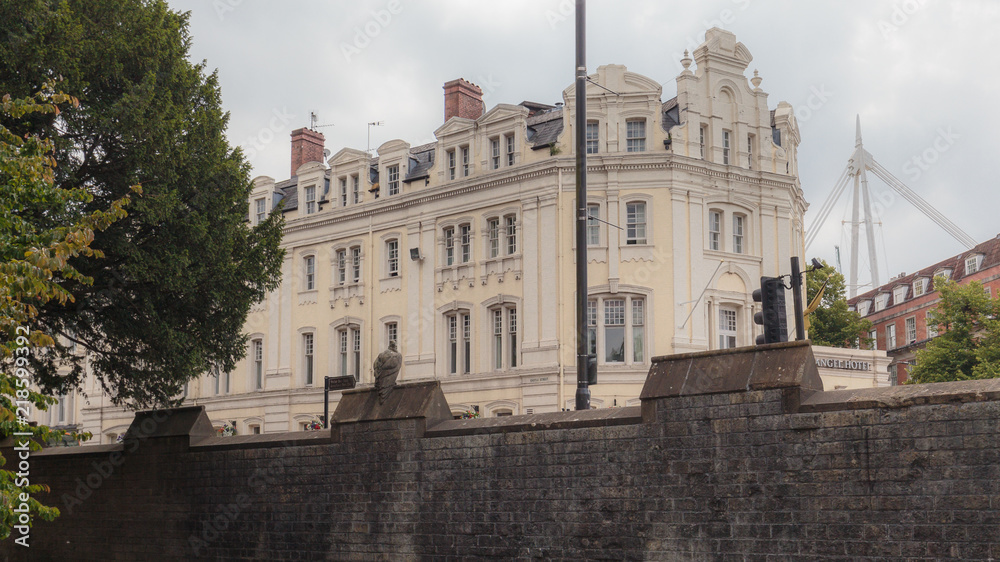 Obraz premium Cardiff Inner City. Capitol of Wales