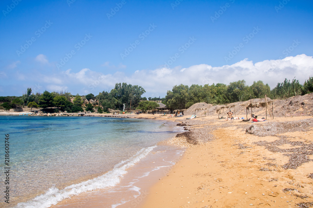 Vatsa bay and beach, island Kefalonia, Greece Vatsa bay and beach, island Kefalonia, Greece