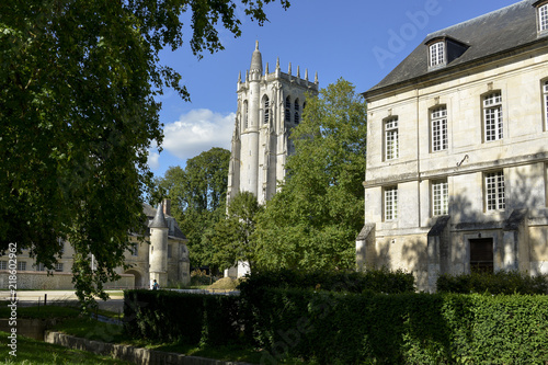 Abbaye, Notre Dame du Bec Hellouin, 27800, Le Bec Hellouin, Eure, Normandie photo