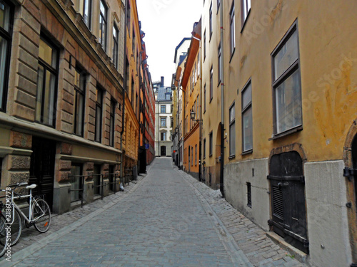 Street in the old European town