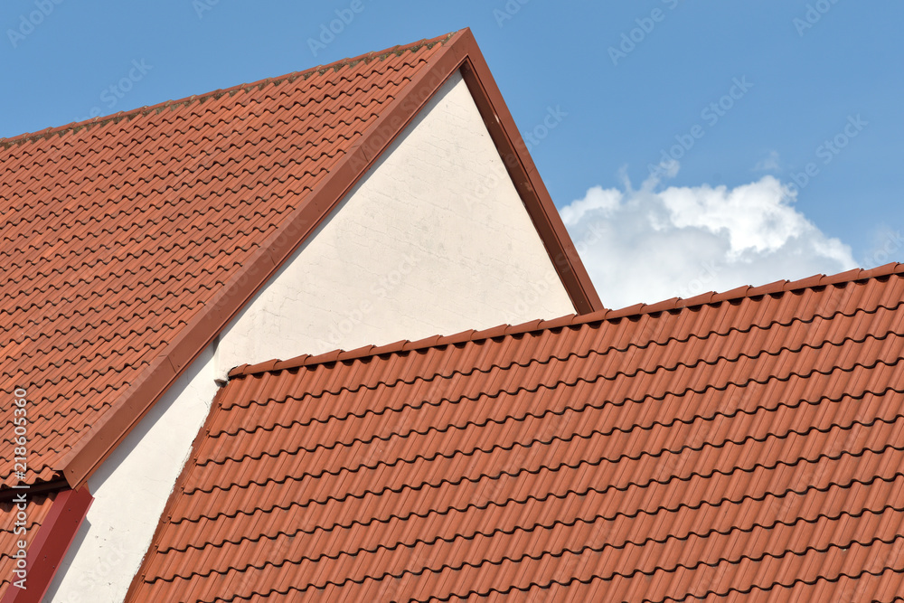 Red clay tiled roof