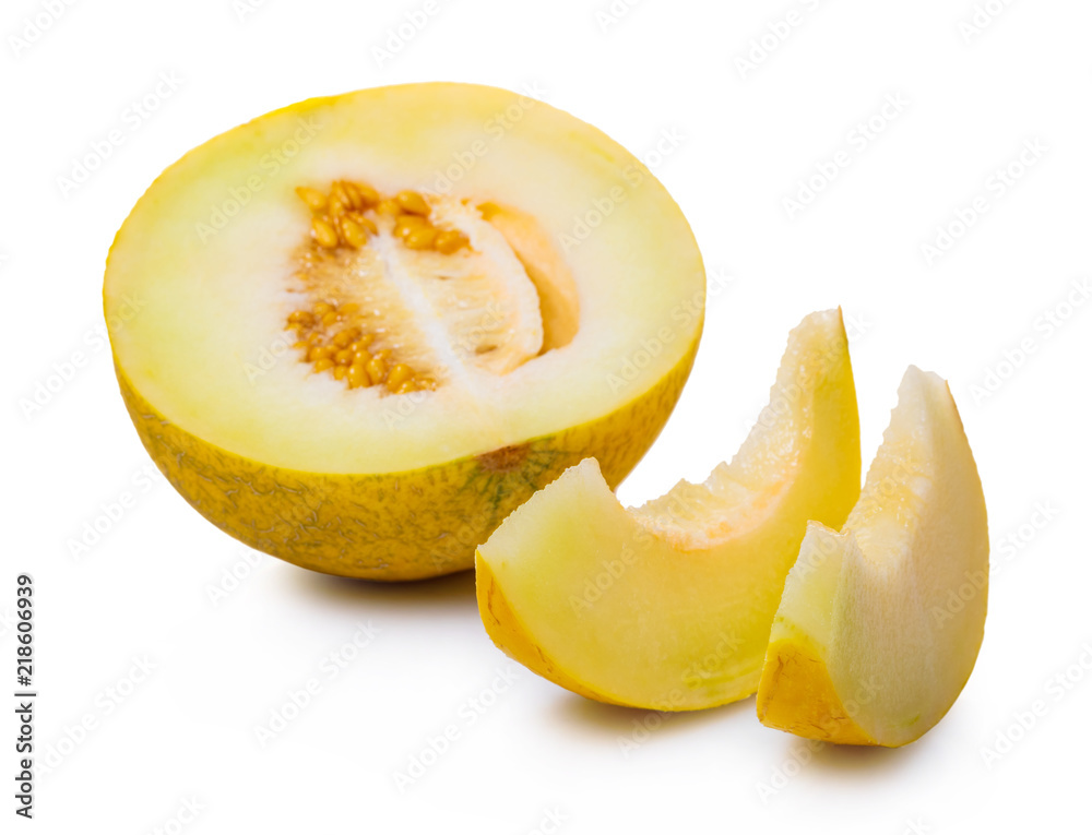 ripe melon closeup