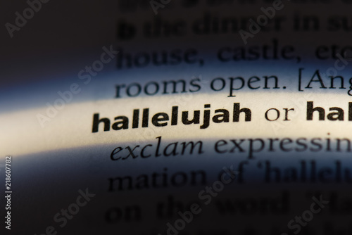 Canvastavla hallelujah