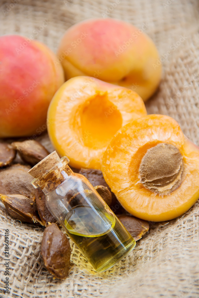 the apricot kernel oil.