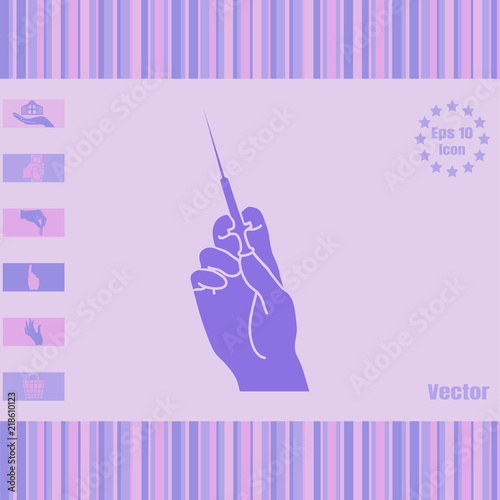  syringe vector icon