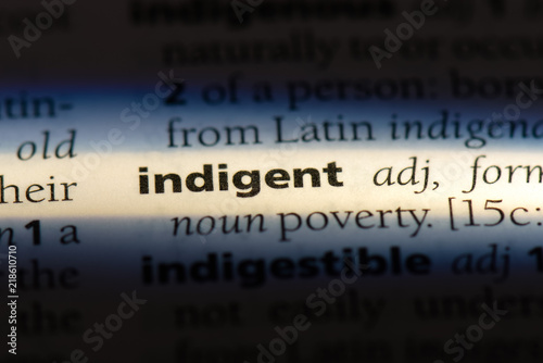 indigent
