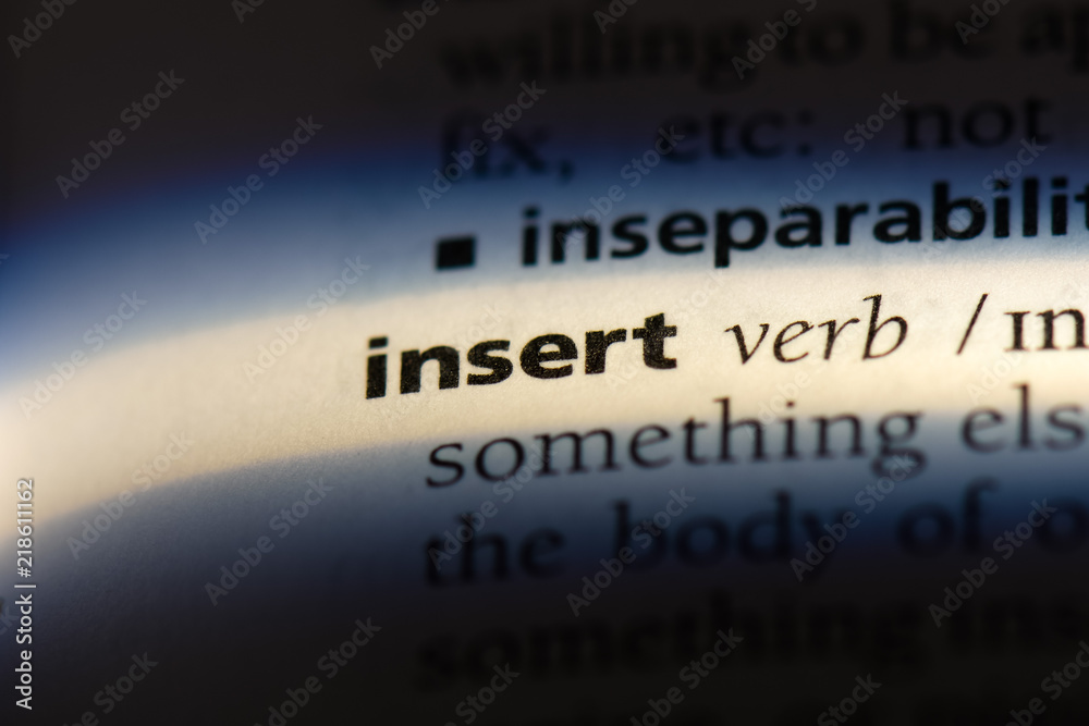 insert