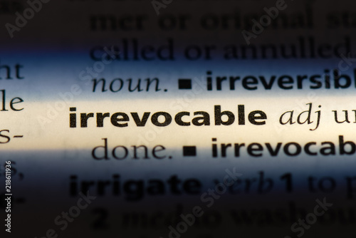 irrevocable photo