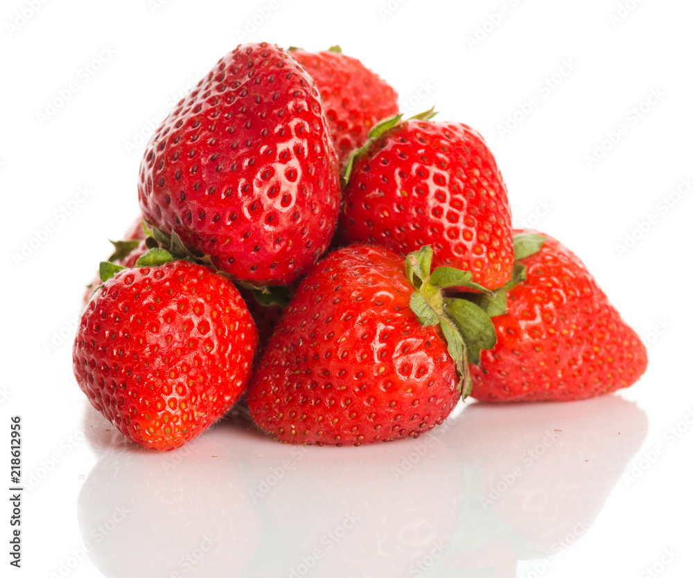 Many ripe red strawberries Many ripe red strawberries