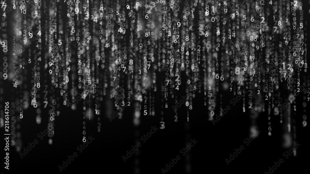 Data technology background. Big data visualization. Flow of data. Information code. Background in a matrix style. 4k rendering. Data technology background. Big data visualization. Flow of data. Information code. Background in a matrix style. 4k rendering.