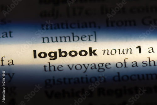 Принти на полотні logbook