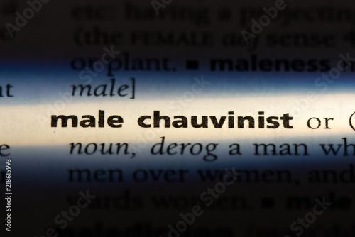 male chauvinist photo