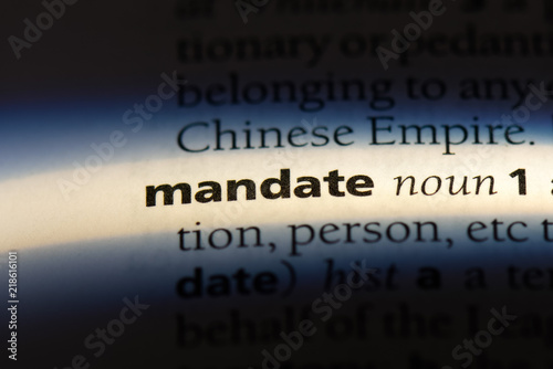 mandate