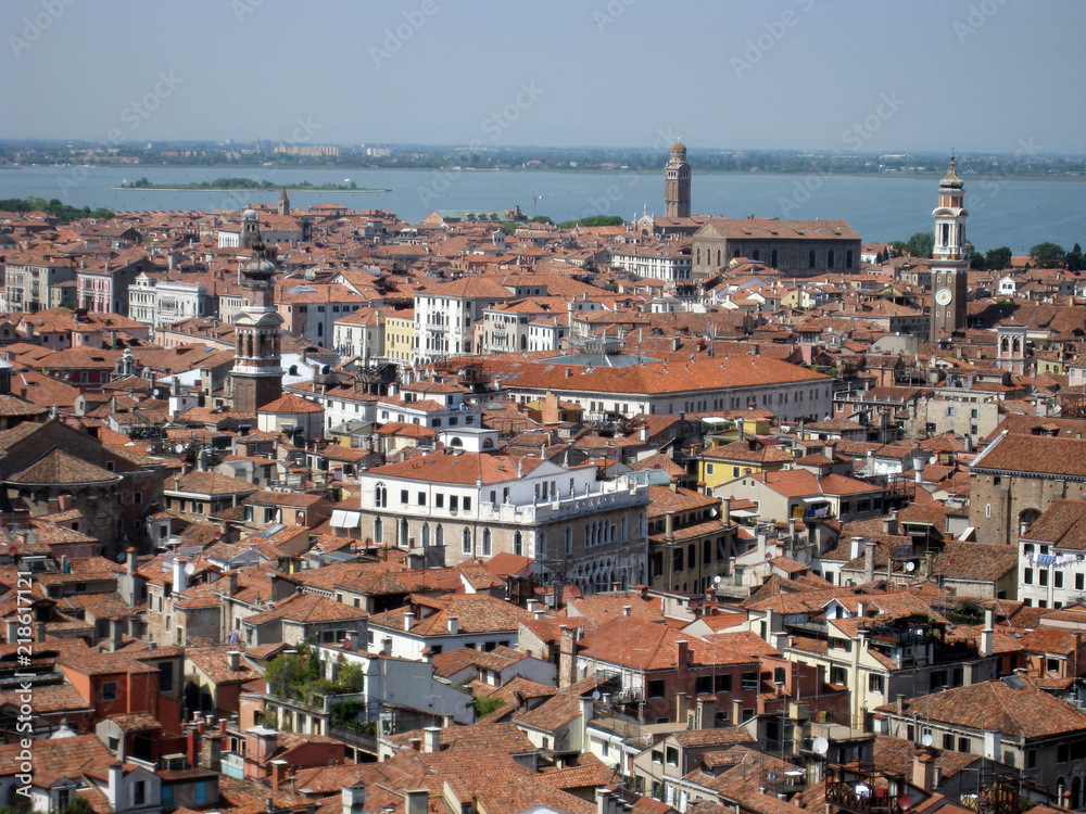 the roofs of Venice