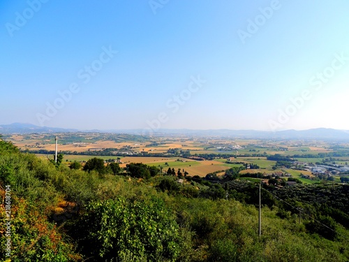 Landscape from Bettona, Umbria (Italy).