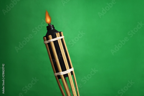 An oil lamp or pelita use for decoration