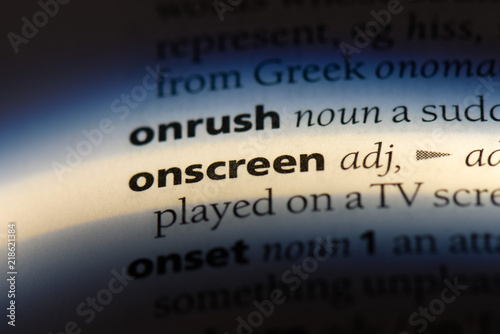 onscreen