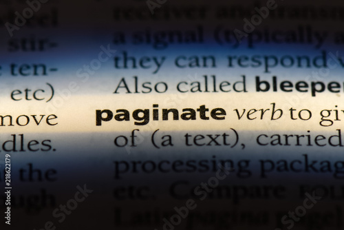 paginate