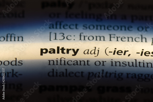 paltry