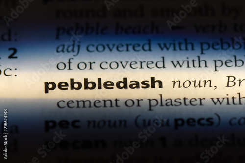 pebbledash photo