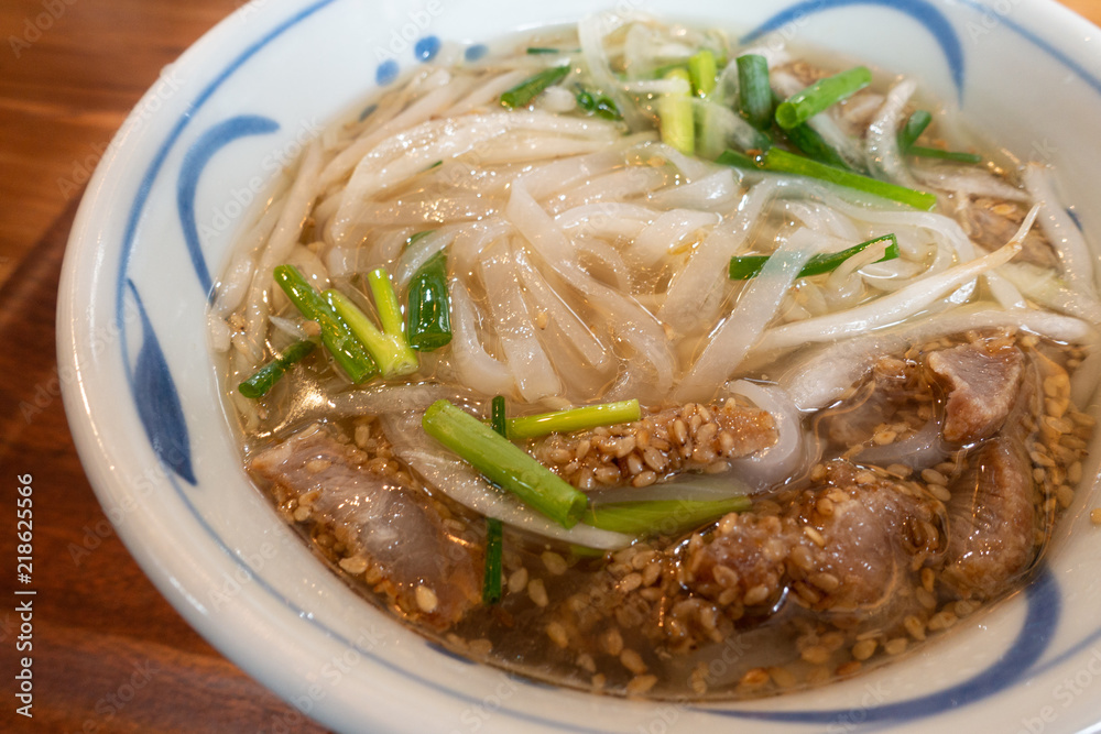 Vietnamese noodles, which is known as 