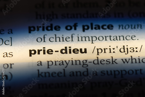 prie dieu