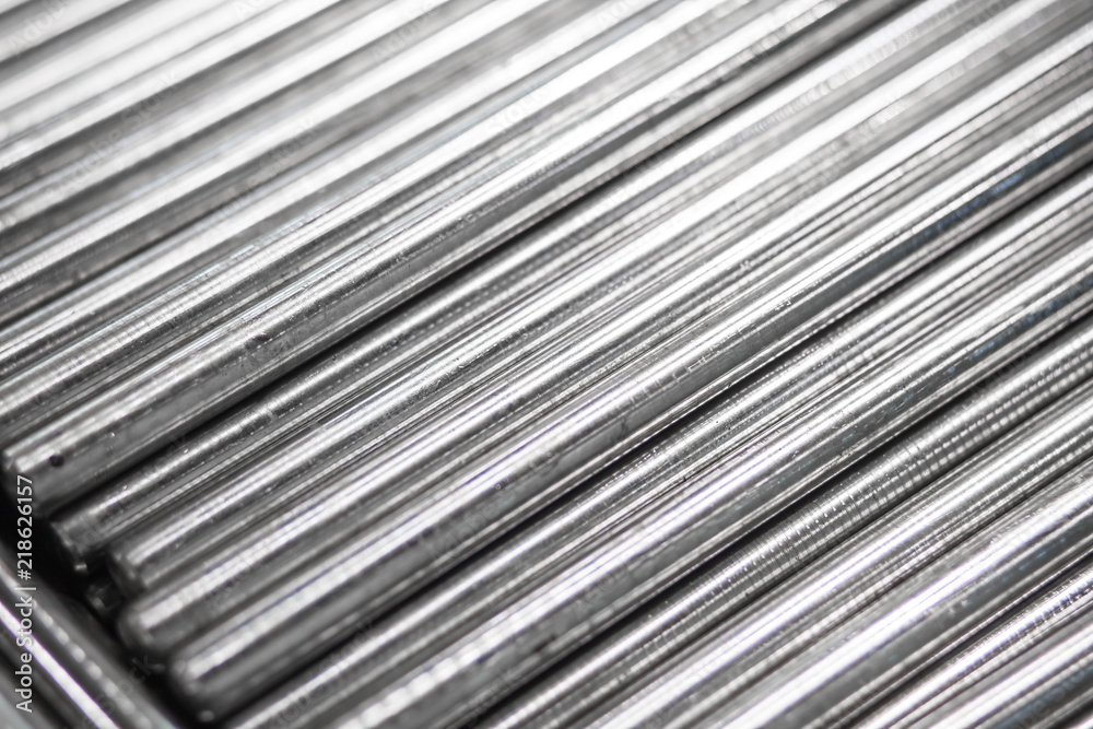 metal bars, chrome plated metal bars, chrome plated