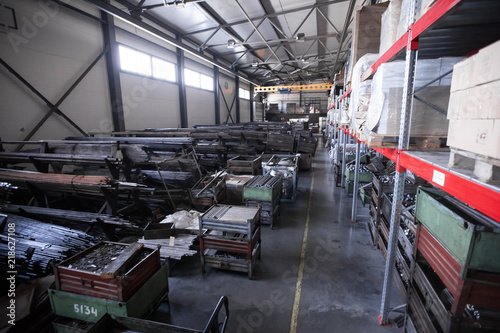 Metalworking plant. Production warehouse © Smeilov