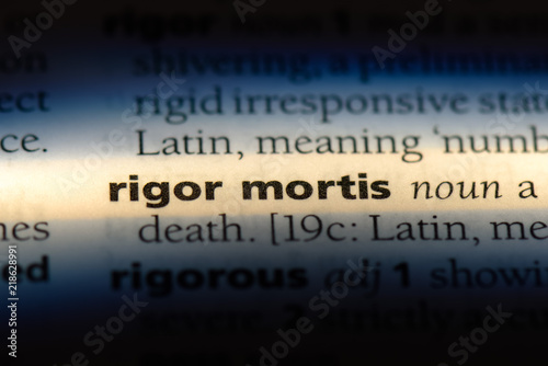 rigor mortis